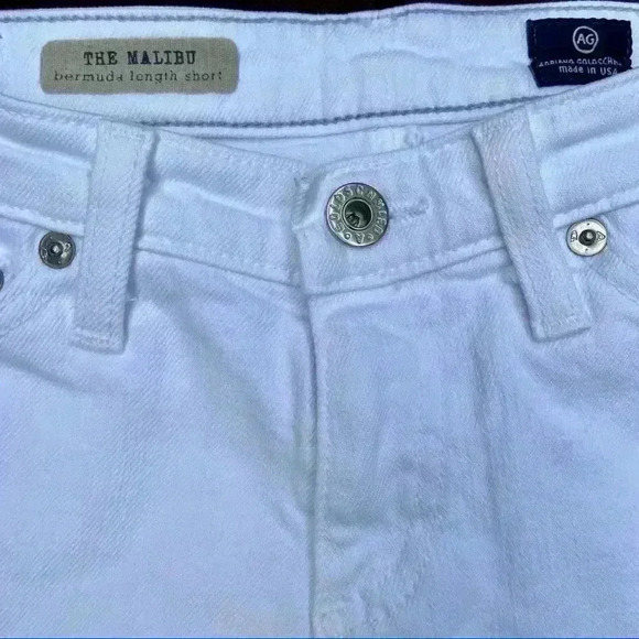 Adriano Goldschmied White Distress Fray Jean Short - Picture 8 of 15